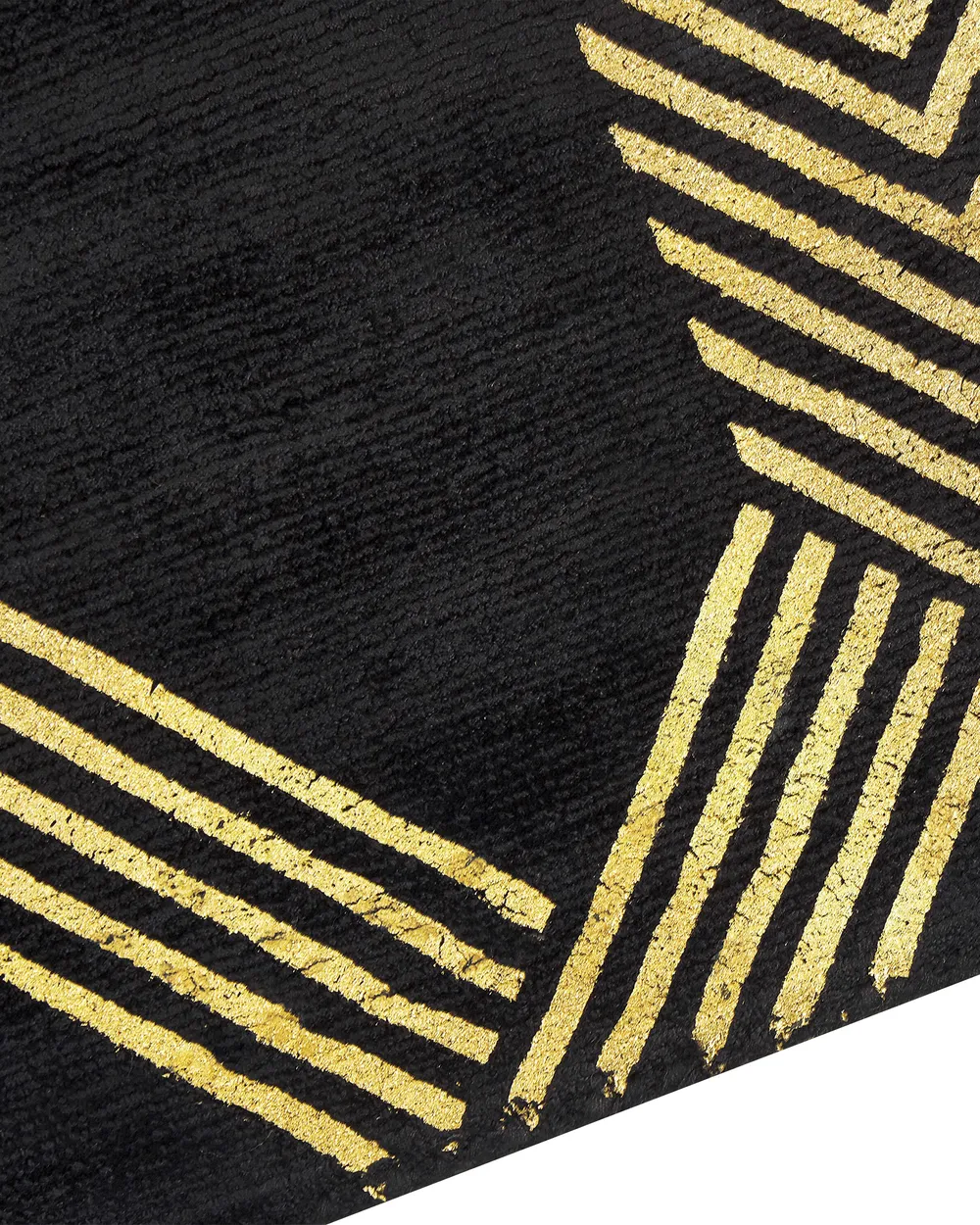Rug VEKSE Black 160 x 230 cm Viscose_806419
