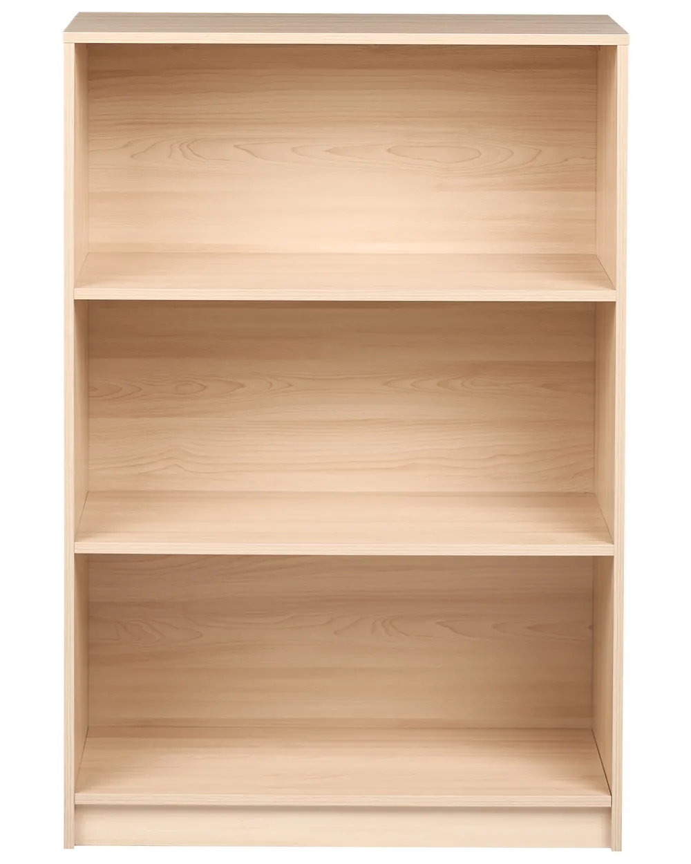 Bibliothèque 3 étagères ZEHNA 117 cm Marron clair_1026499