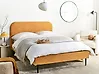Bett mit Lattenrost Cord FLAYAT 140 x 200 cm Orange