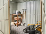 Gerätehaus NOCCIANO 313 cm 220 cm Metall Braun_1020003