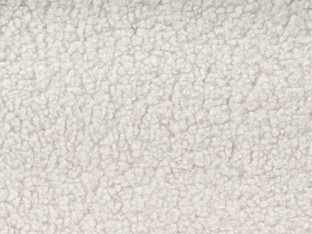 Trundle Bed Boucle ALBIAC 90 x 200 cm (EU Single) White_1021956