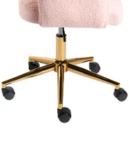 Desk Chair KATONAH Boucle Pastel Pink_1099370