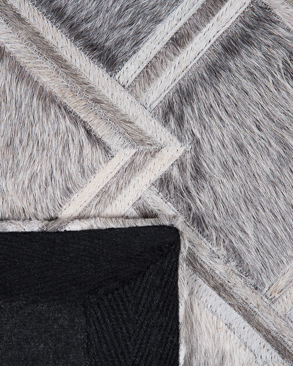 Rug AGACLI Grey 140 x 200 cm Leather_689250