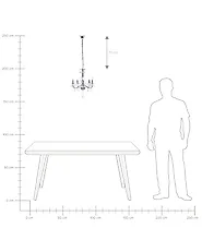 Chandelier BLAKNEY Silver_1164467