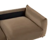 Living Room Set 5 Seater JUBEK Velvet Brown_1074614
