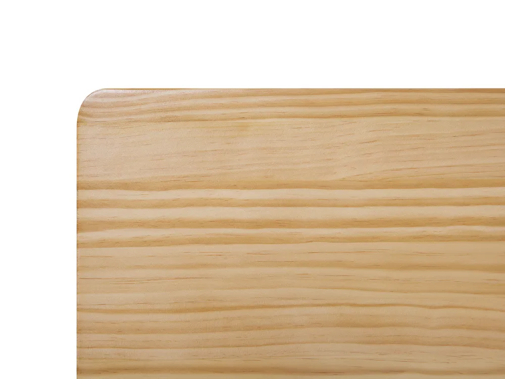 Bed Pine Wood ROYAN 180 x 200 cm (EU Super King) Light Brown_726529