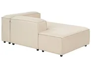 Rechtsseitige Chaiselongue ARDAL Stoff Beige_947795