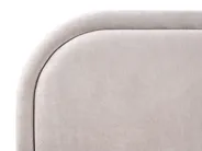 Bett mit Stauraum QUILLIEN Chenillegewebe Taupe 160 x 200 cm_989561
