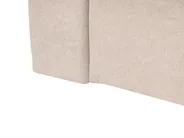 Tagesbett Stoff JACOU 90 x 200 cm mit Stauraum rechtsseitig Hellbeige_1092729