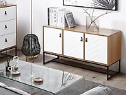 Cabinet NUEVA Light Brown/ White_1179602