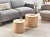 Couchtisch 2er Set MANTI Hellbraun