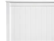 Krevet s prostorom za pohranu LAMBRES Borovo drvo Bijeli 160 x 200 cm_985625