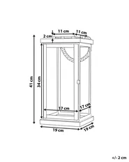 Lantern BORNEO 41 cm Metal Silver_799719