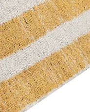Teppich KATRA Beige 140 x 200 cm Baumwolle_862961