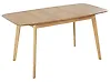 Ausziehbarer Esstisch MADOX Helle Eiche 120/150 cm 75 cm
