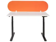Schreibtischtrennwand SPARKY 160 x 40 cm Orange_946006