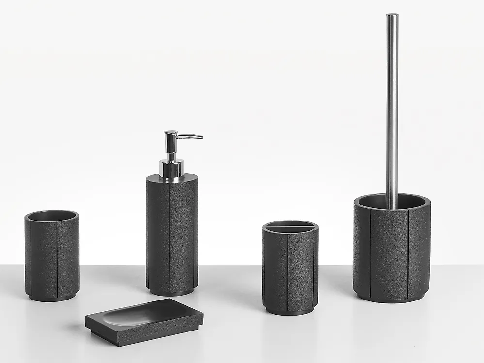 Badaccessoires Set 5-teilig HUALLAGA Schwarz