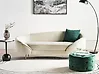 Sofa 2-Sitzer SAVAR Samtstoff Hellbeige