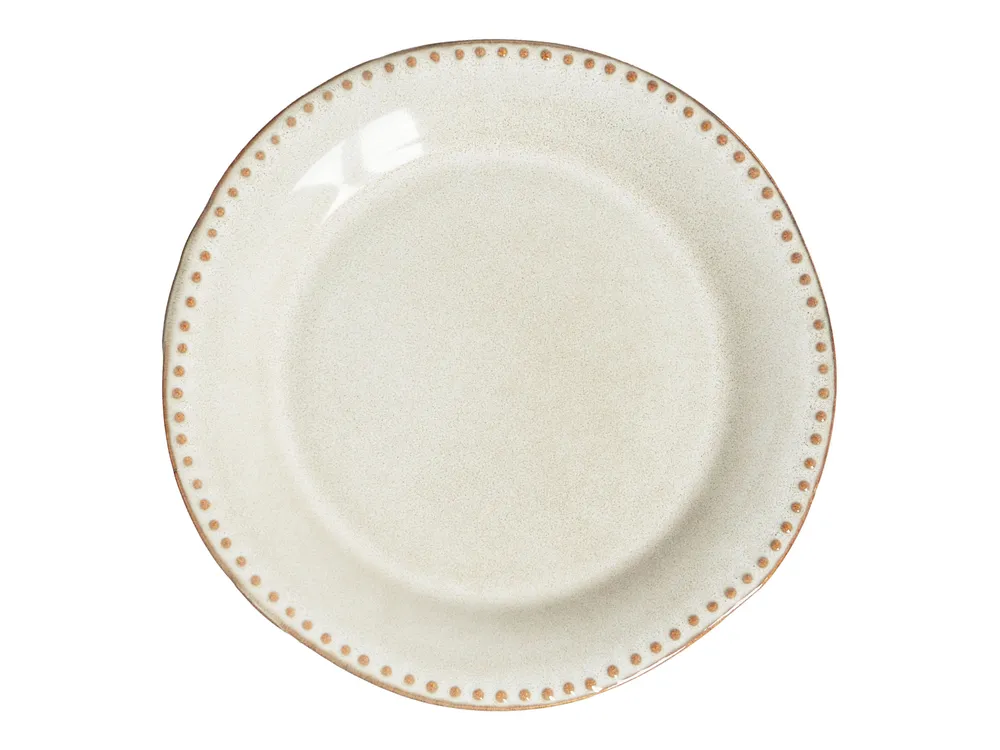 Tafelservice 12-teilig CHERVIL Steinzeug Hellbeige_956511