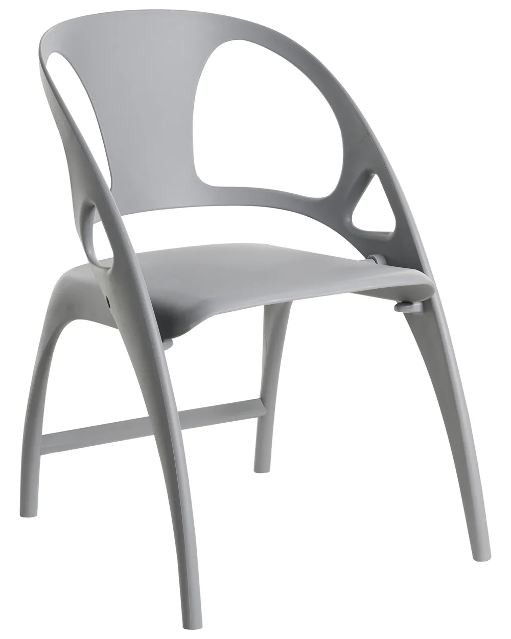 Gartenstuhl 4er Set NEMI klappbar Grau_990602