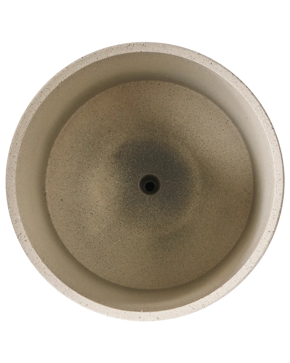 Set of 2 Plant Pots MYOSOTIS 28 cm Beige_1123727