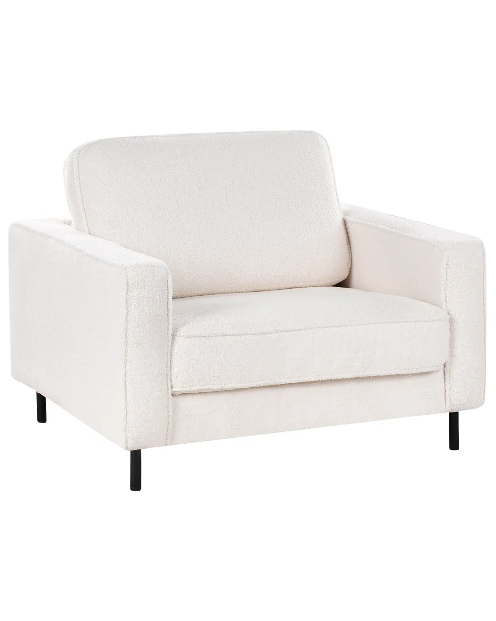 Armchair SAVALEN Boucle White_964466