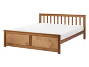 Bett mit Lattenrost Kiefernholz OLENDON 140 x 200 cm Braun_1068472