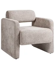 Armchair HALLSBERG Boucle Taupe_960152