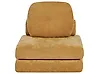 Single Sofa Bed OLDEN Chenille Mustard