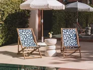 Ersatzstoff für Sonnenliege 2er Set ANZIO/AVELLINO 113 x 44 cm Schwarz_1073884
