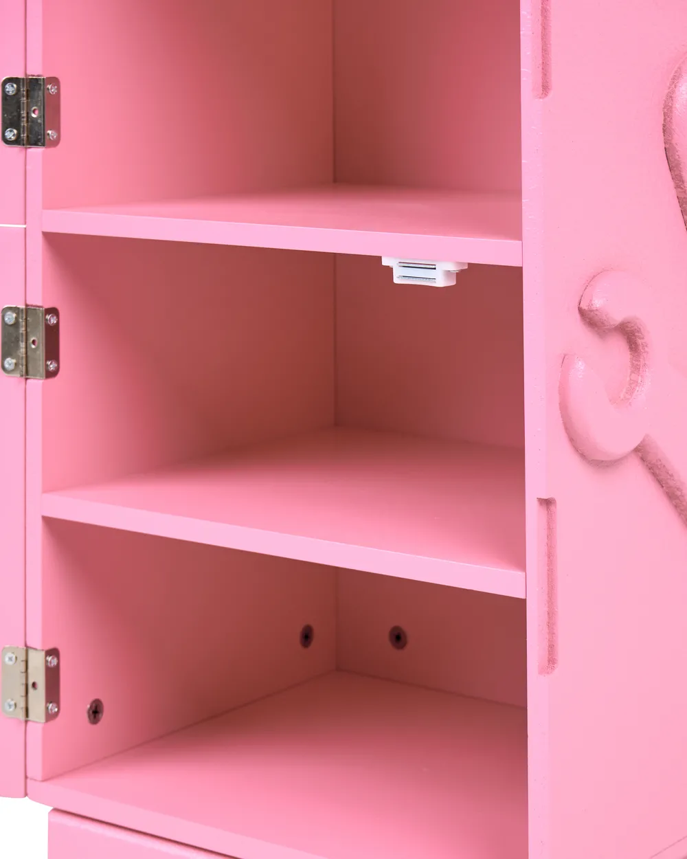 Cabinet EDGAR 89 cm Pink with Wheels_1064636