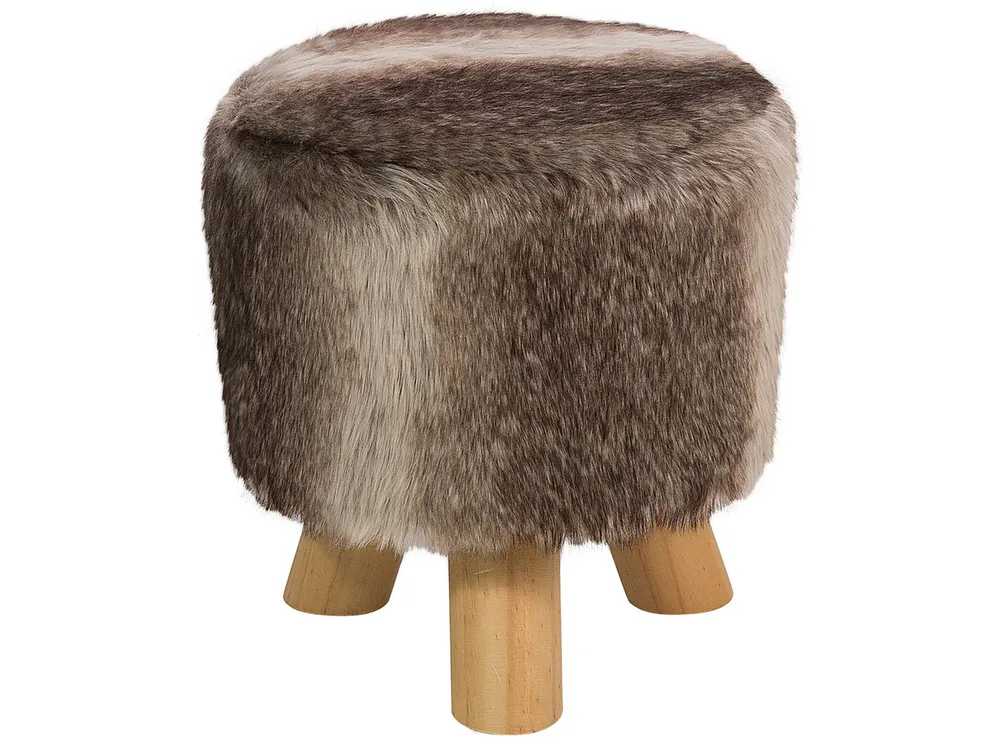 Hocker TOPEKA Webpelz Braun