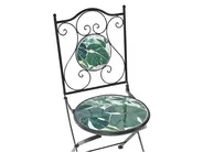 Bistro Set klappbar COZZANA Metall Schwarz_919825