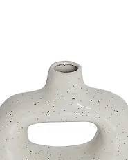 Flower Vase MOONEYE 19 cm Stoneware Off-White_935234