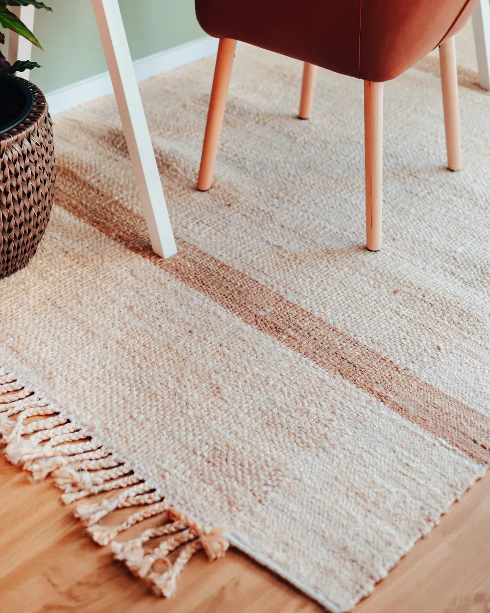 Teppich YELMEZ Beige 140 x 200 cm Jute_969673