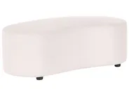 Sofa AMAL mit Ottomane Stoff Hellbeige_1145814