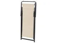 Klappbarer Liegestuhl LOCRI II Metall Beige_857173