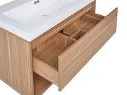 Wandmontierter Waschbeckenunterschrank mit Waschbecken BERBICE Hellbraun_1010548