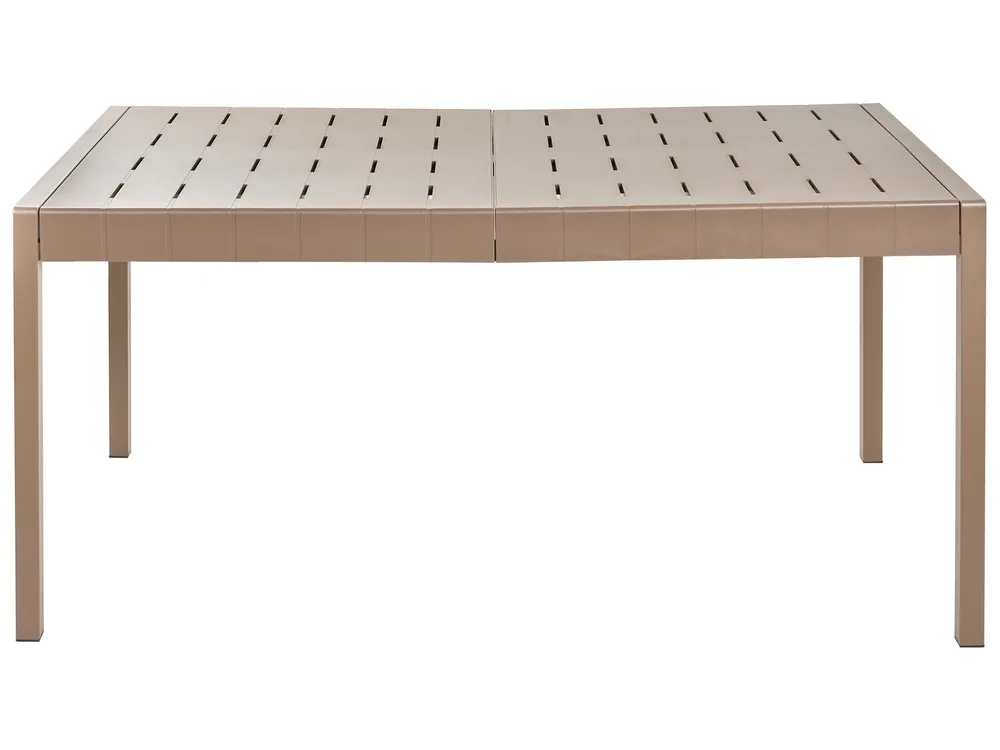 Garden Dining Table BARTICA 154 cm 84 cm Brown_992997