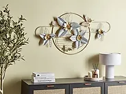 Wandobjekt Blume TANTALUM 59 cm Metall Gold_1175827