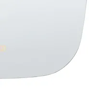 LED-Badezimmer-Spiegel BERGERAC 58 cm 78 cm Silber_844385