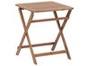 Outdoor Beistelltisch PARAGGI 60 cm 60 cm zertifiziertes Akazienholz Braun