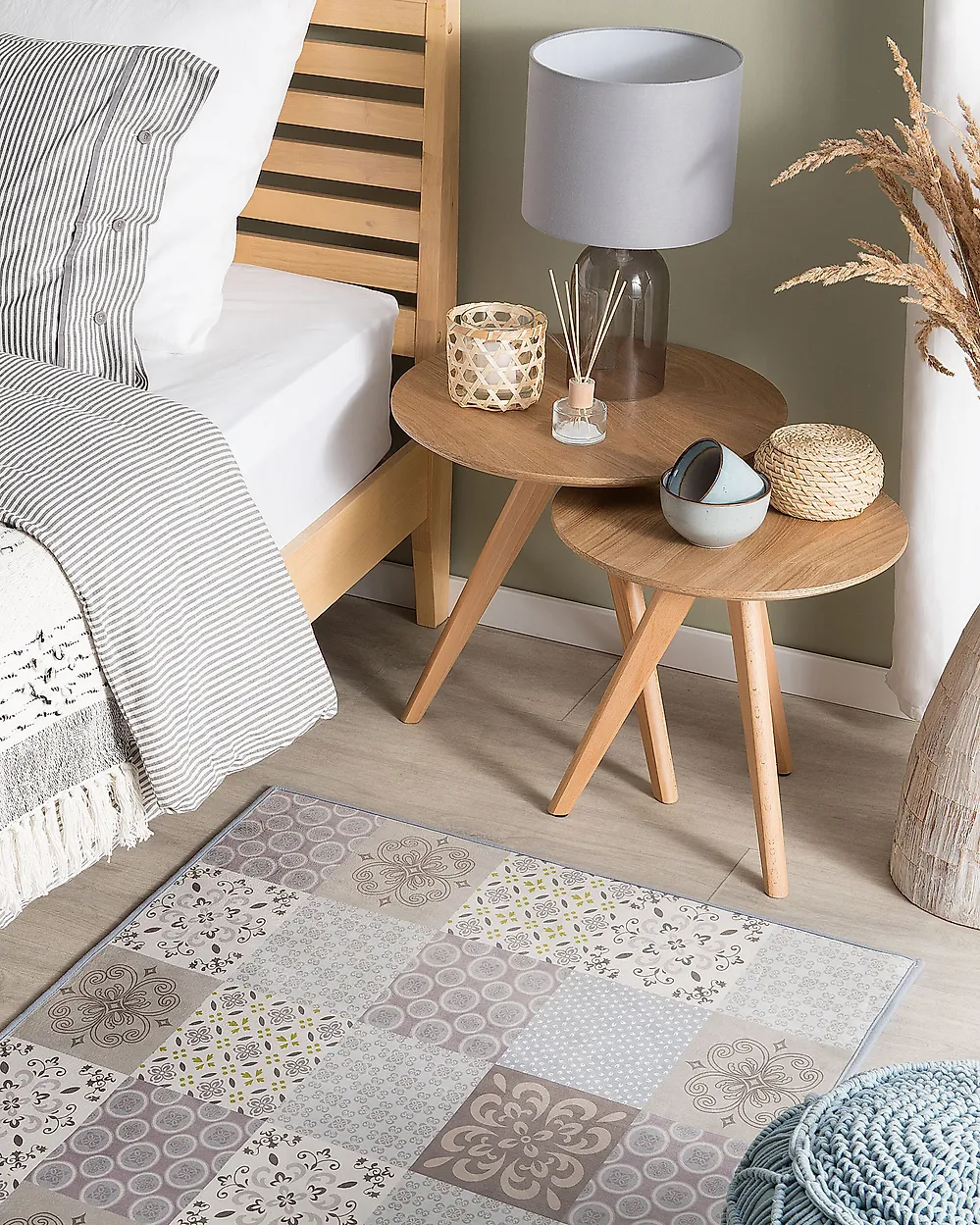 Rug INKAYA Grey 80 x 150 cm_1182912