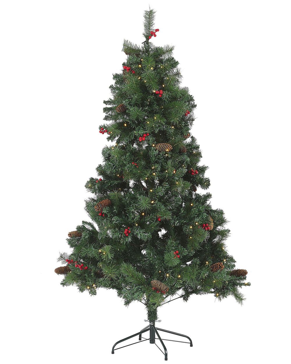 Kunstkerstboom LED JACINTO 180 cm Donkergroen