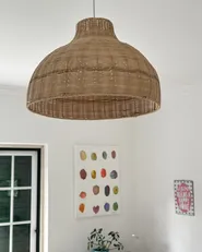 Hängeleuchte MILLIAN Rattan Hellbraun_897039