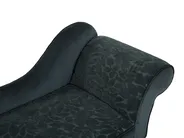 Rechtsseitige Chaiselongue BIARRITZ Samtstoff Dunkelgrün_733920