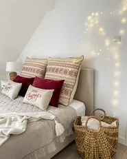 Wasserbett Stoff ALBI 140 x 200 cm Beige_983169