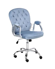 Desk Chair PRINCESS Velvet Light Blue_1150185