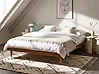 Bett mit Lattenrost TOUCY 160 x 200 cm Braune Esche