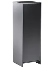 Bücherregal mit 3 Ebenen ZEHNA 117 cm Schwarz_1026525